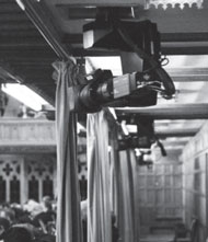 Photo of the remote-controlled cameras in the House of Commons