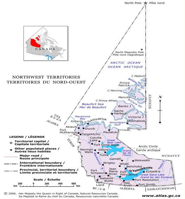 NWT Map