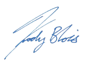 Kody Blois signature.