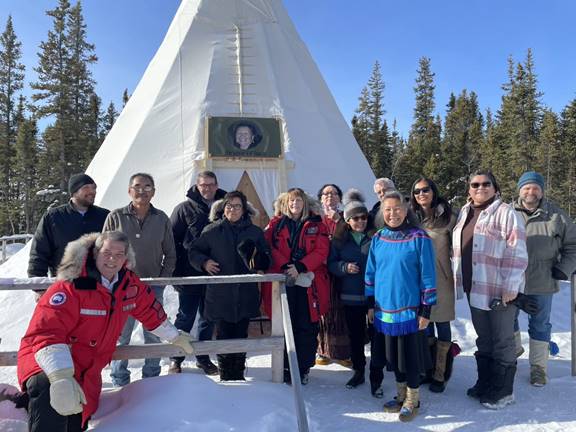 Figure 1 is a photo of members of the Standing Committee on Indigenous and Northern Affairs during a visit to the Arctic Indigenous Wellness Foundation in Yellowknife, Northwest Territories.