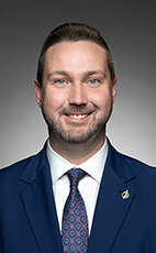 Photo - Branden Leslie - Click to open the Member of Parliament profile